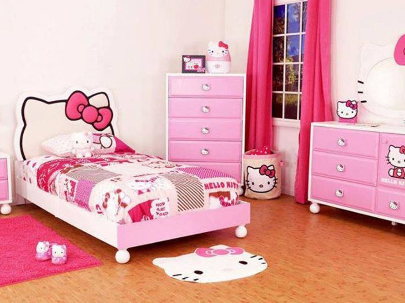دکوراسیون اتاق کودک دخترانه – نمونه 1