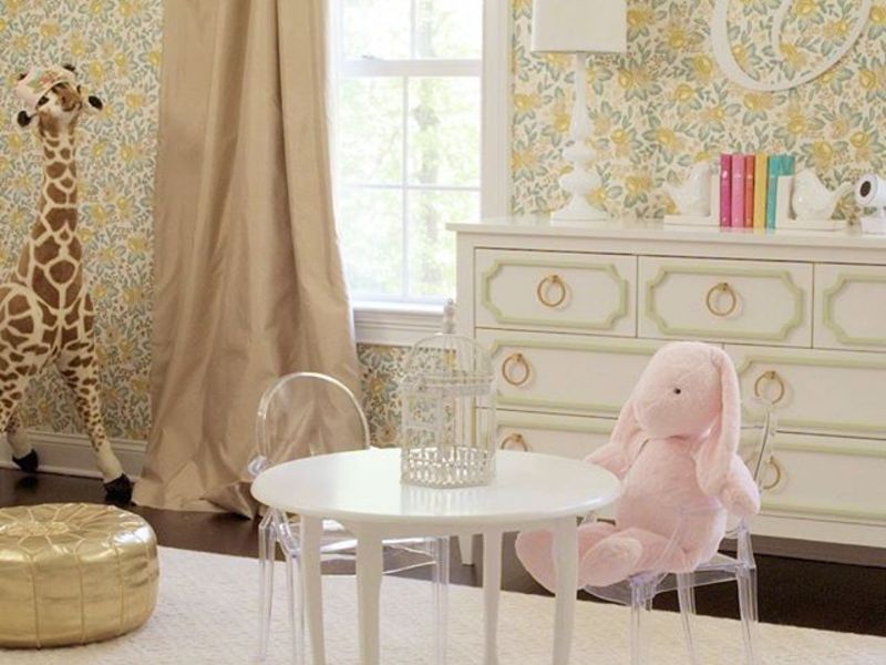 دکوراسیون اتاق کودک دخترانه – نمونه 1