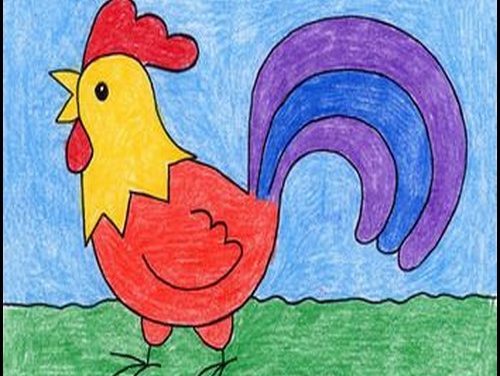 نقاشی کودکانه – نمونه 1