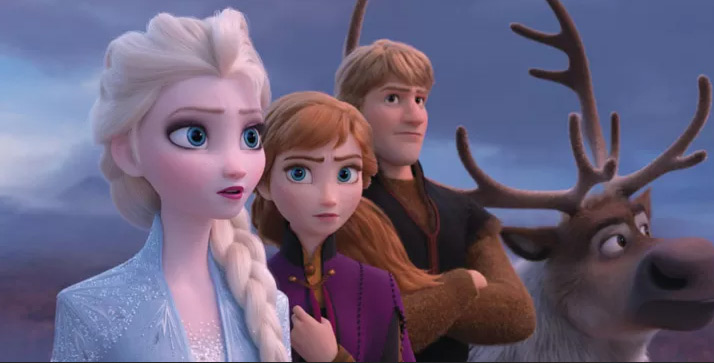 بهترین انیمیشن های سال 2019 – یخ زده 2 (Frozen 2)
